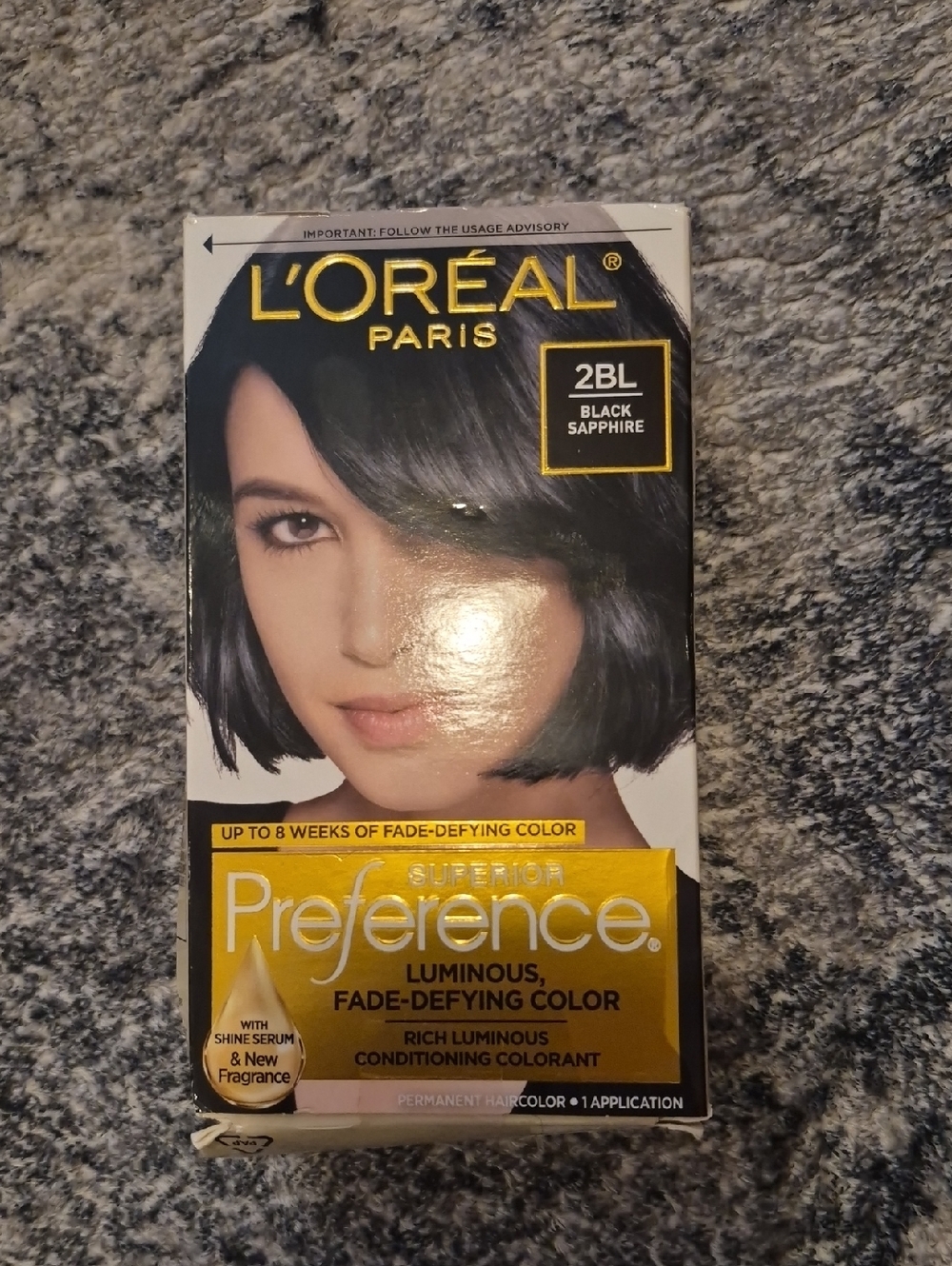 L'Oréal Black Sapphire 2BL Permanent Hair Color